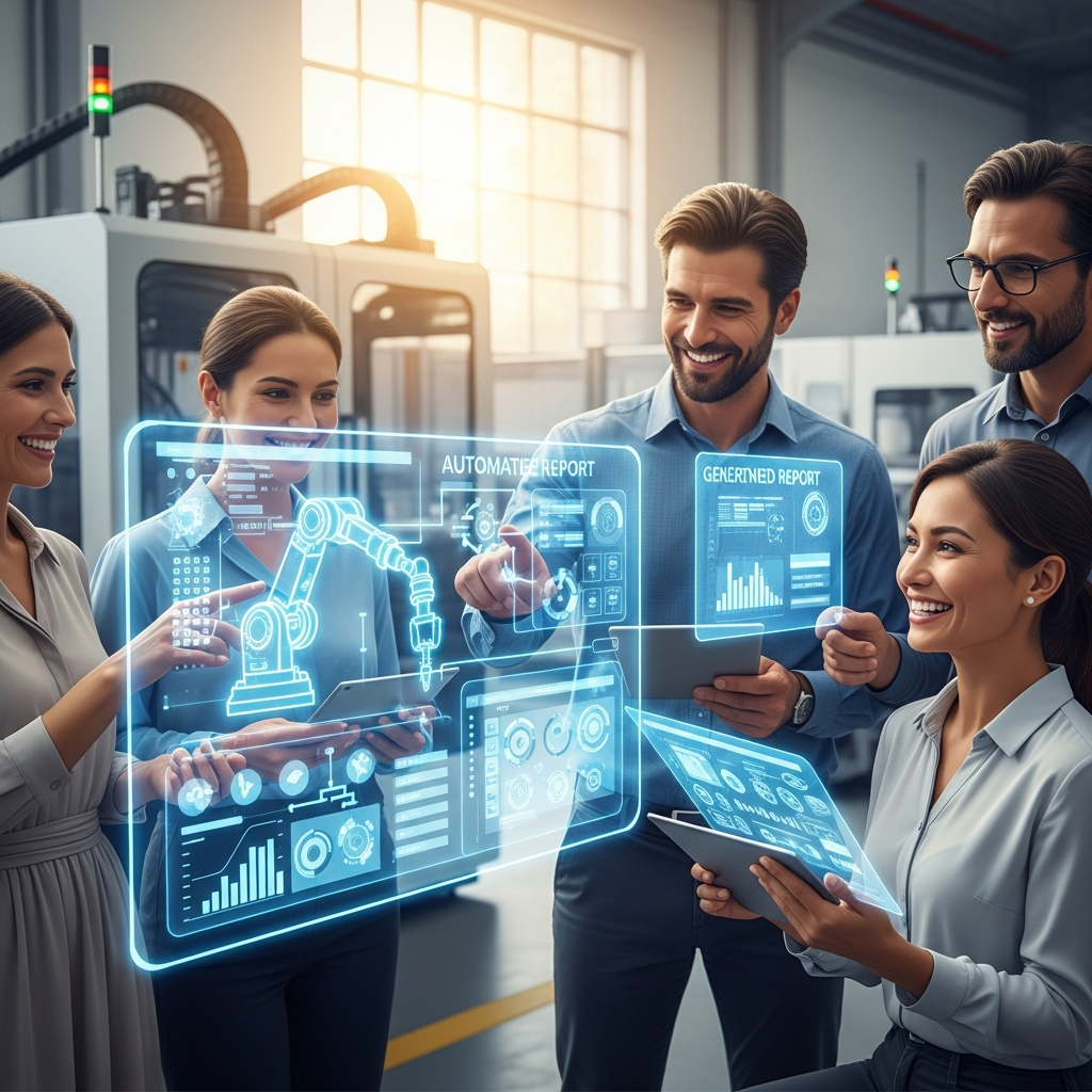 Inteligência Artificial para Indústrias: Automatize Processos e Relatórios