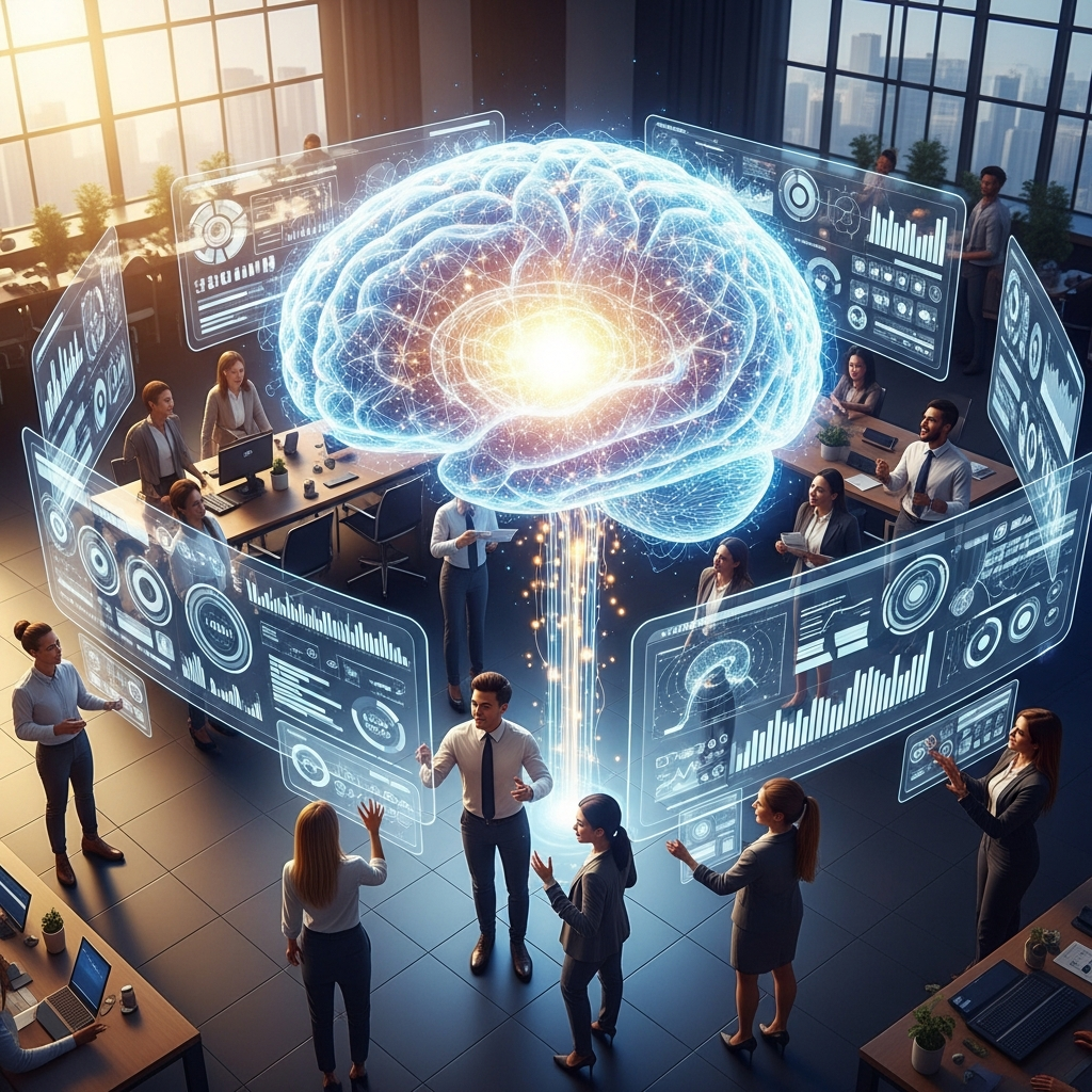 Inteligência Artificial como Cérebro Central da Empresa: O Novo Modelo Operacional